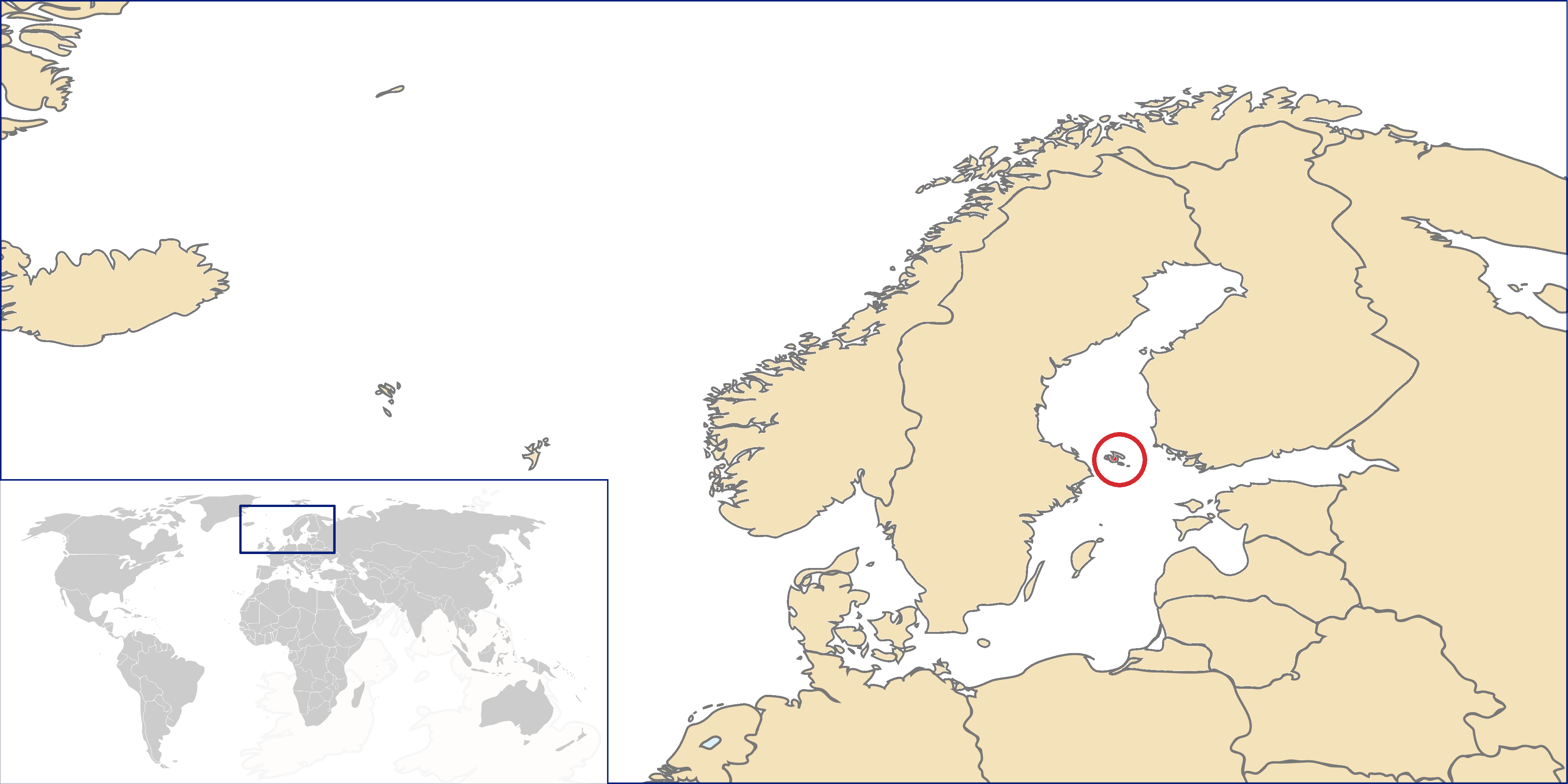 Åland locator