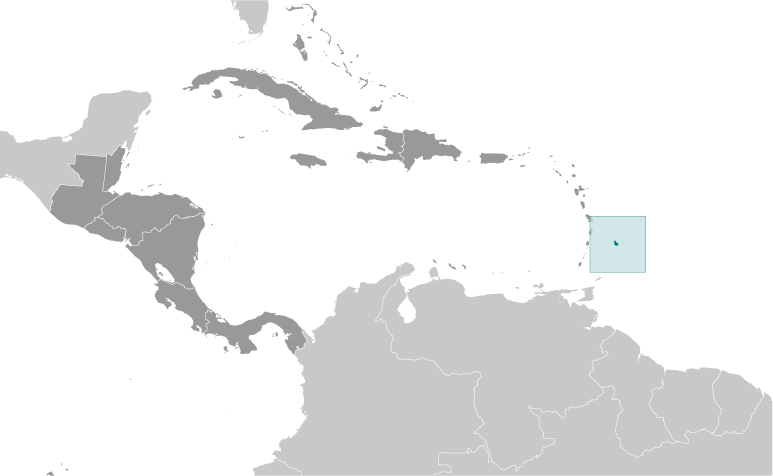 Barbados locator