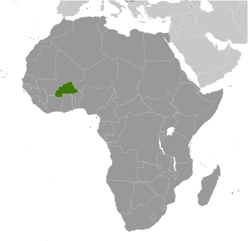 Burkina Faso locator