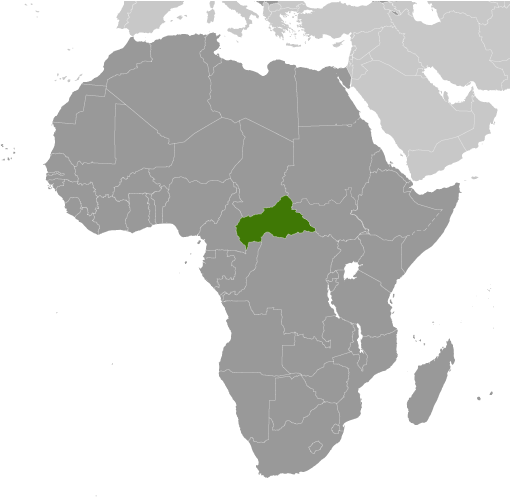 Central African Republic locator