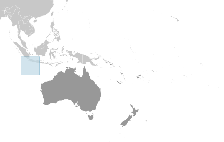 Christmas Island locator