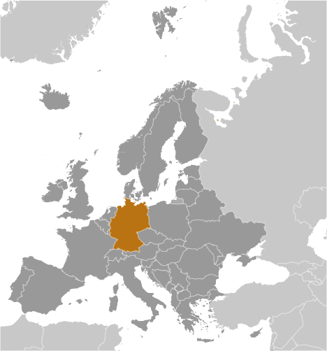 Germany locator