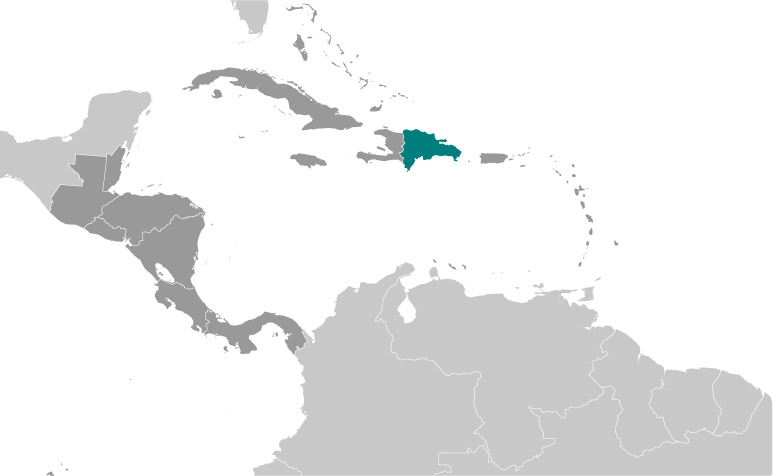 Dominican Republic locator