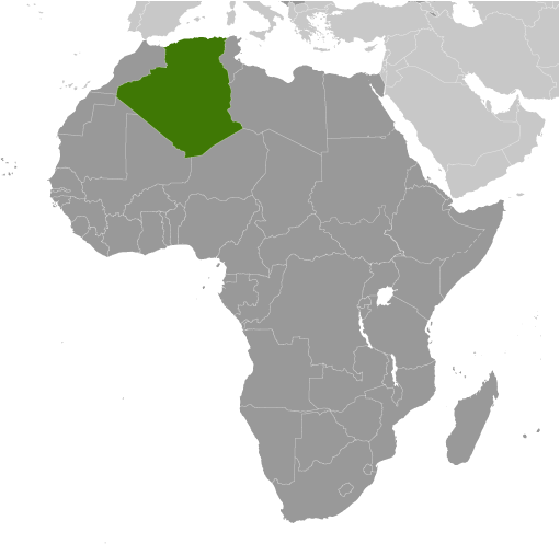 Algeria locator