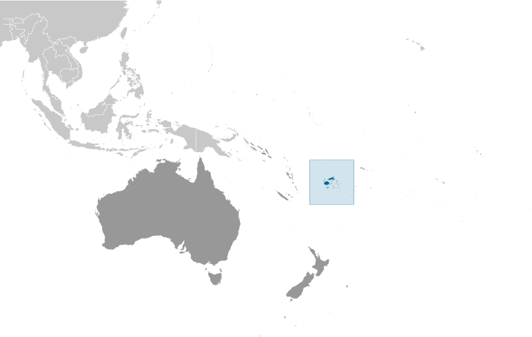 Fiji locator