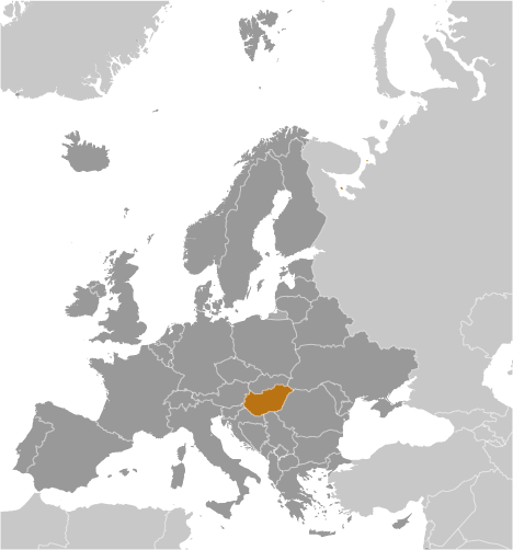 Hungary locator