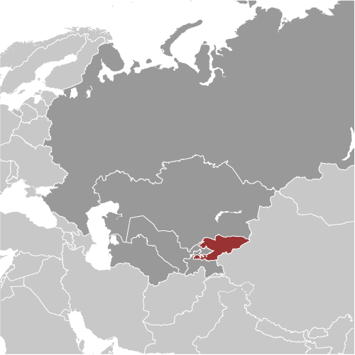Kyrgyzstan locator