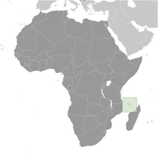 Comoros locator