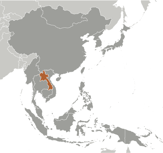 Laos locator