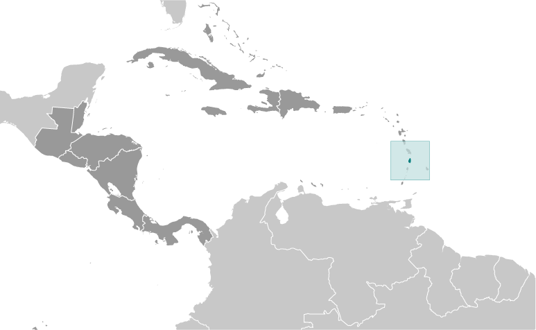 Saint Lucia locator