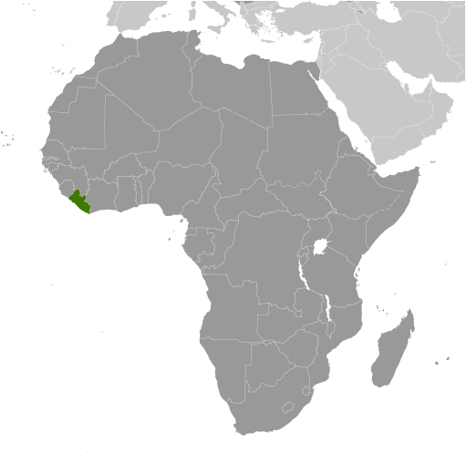 Liberia locator