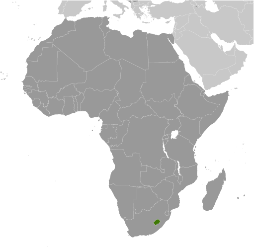 Lesotho locator