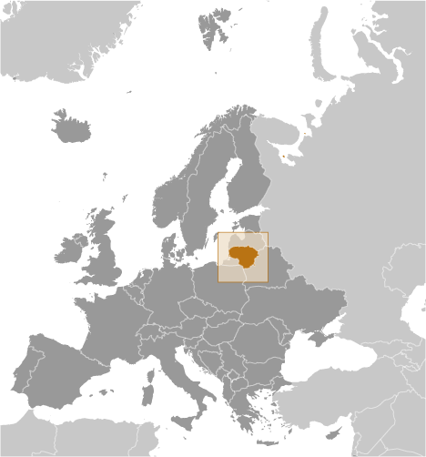 Lithuania locator