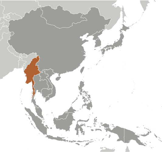 Myanmar locator