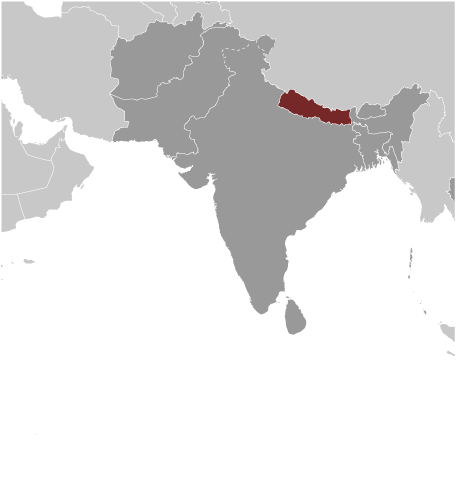 Nepal locator
