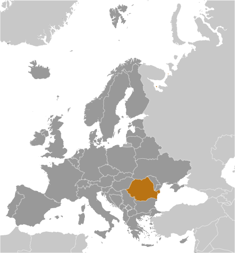 Romania locator