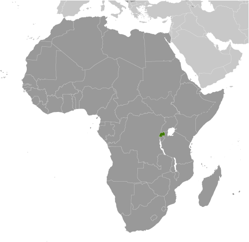 Rwanda locator