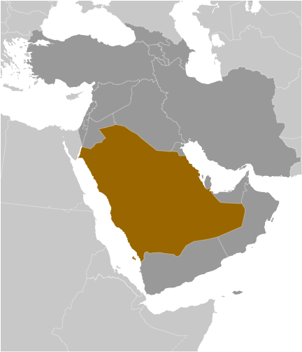 Saudi Arabia locator