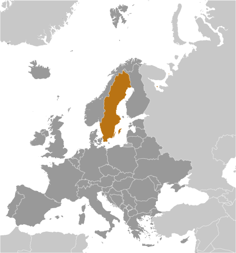 Sweden locator