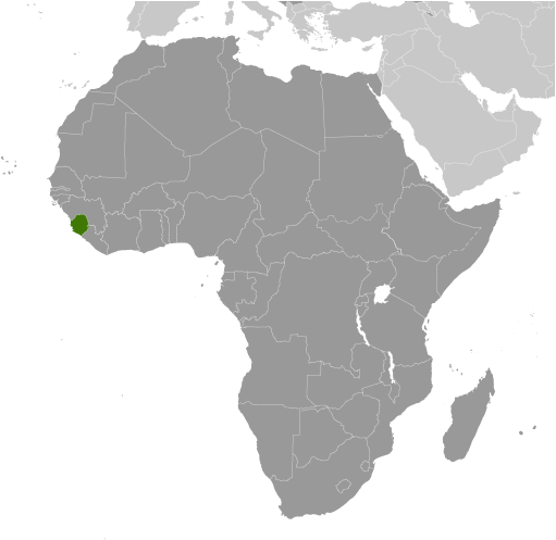 Sierra Leone locator