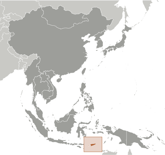 East Timor locator