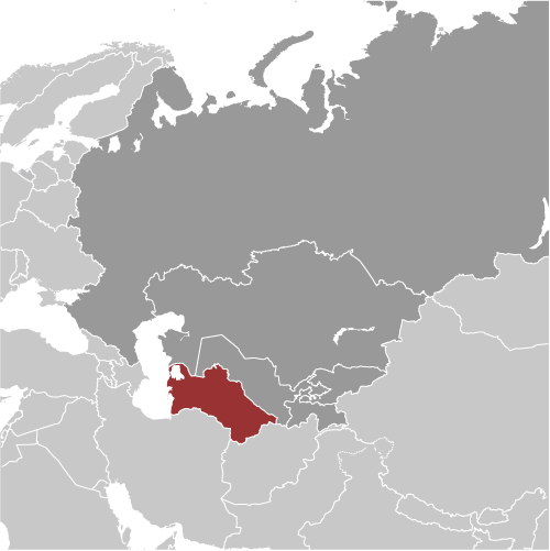 Turkmenistan locator