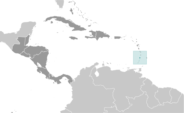 Saint Vincent and the Grenadines locator