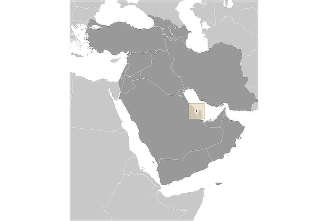 Bahrain Global Locator Map