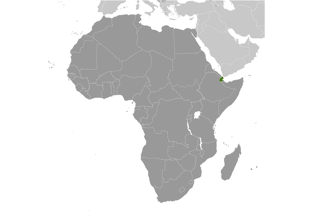 Djibouti Global Locator Map