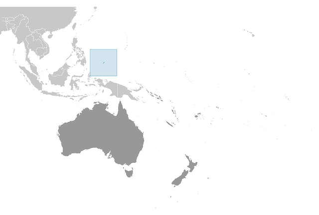 Palau Global Locator Map