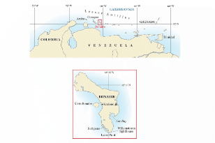 Map of Bonaire