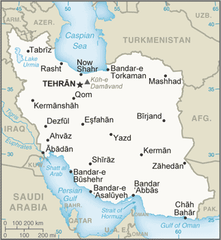 Map of Iran