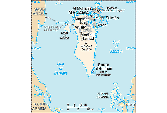 Bahrain Territory Map