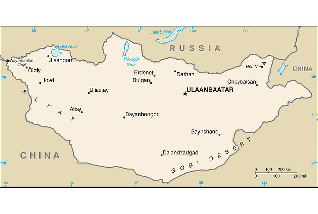 Mongolia Territory Map