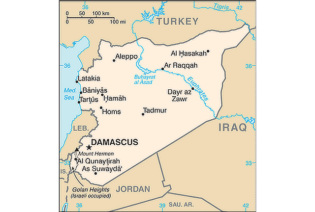 Syria Territory Map